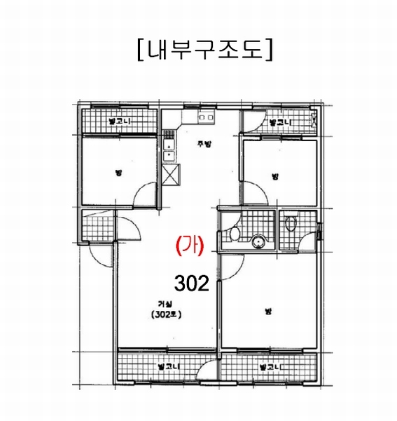 2025타경34192 경기도 부천시 원미구 원미로78번길 14-17, 대원칸타빌 3층 302호 다세대(빌라)[공급22평형] 경매 이미지