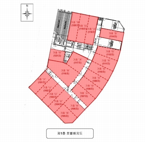 2024타경2765 경기도 김포시 김포한강11로 139-8, 구분건물 1층 101호외21개호 근린상가 경매 이미지
