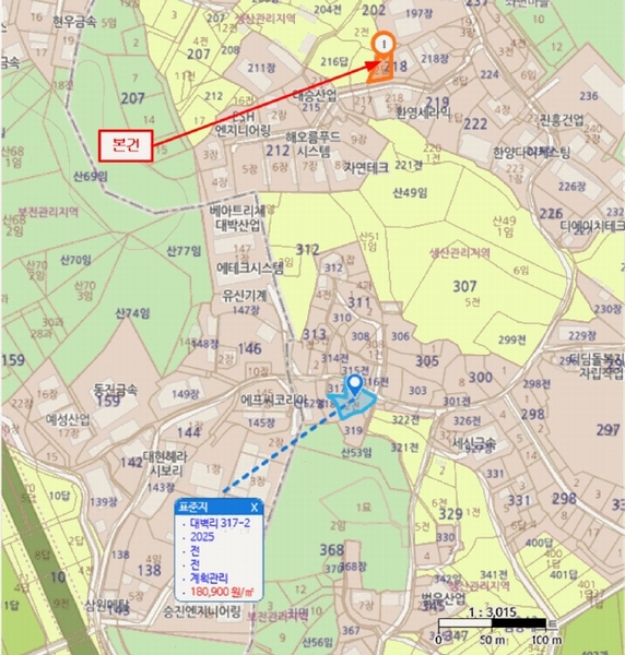 2024타경7029 경기도 김포시 대곶면 대벽리 218-2 농지 경매 이미지