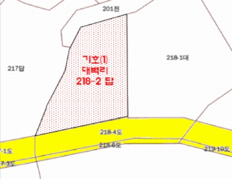 2024타경7029 경기도 김포시 대곶면 대벽리 218-2 농지 경매 이미지