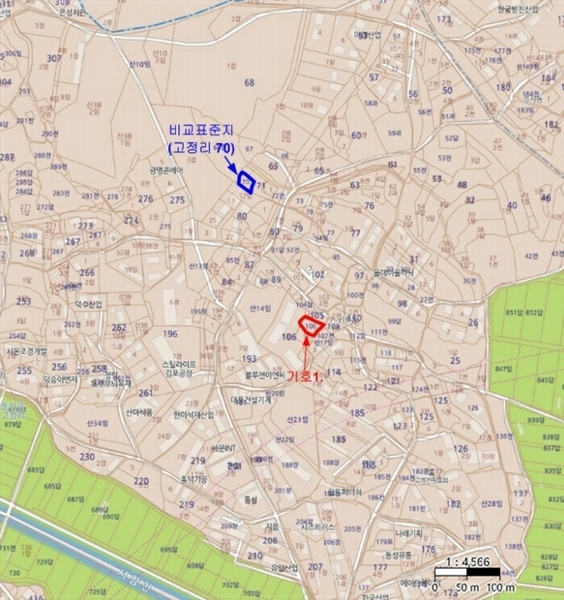 2024타경41272 경기도 김포시 통진읍 고정리 106 대지 경매 이미지