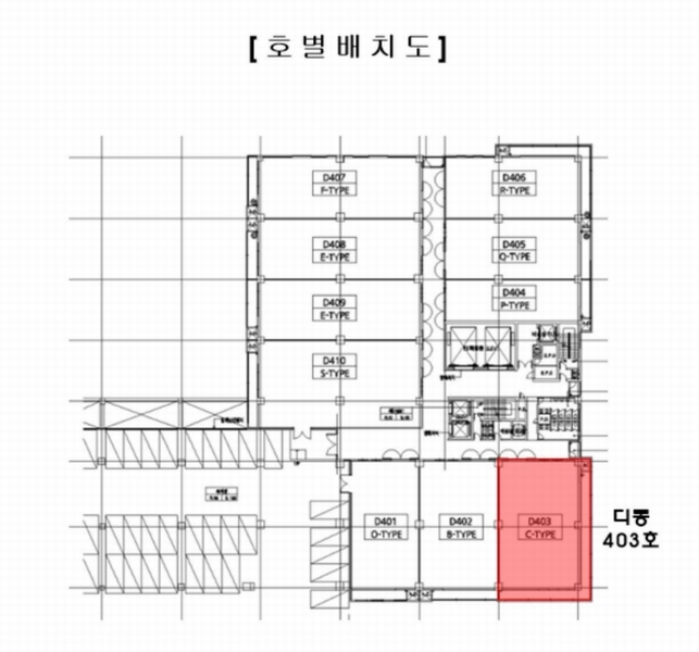 2024타경55479 경기도 부천시 원미구 도약로 261, 부천대우테크노파크 디동 4층 403호 아파트형공장 경매 이미지