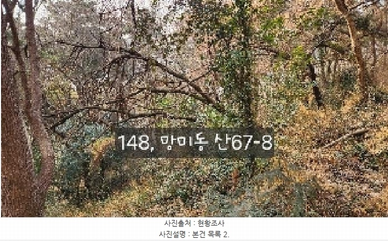 2025타경148 부산광역시 수영구 망미동 산67-5 임야 경매 이미지