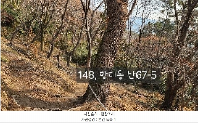 2025타경148 부산광역시 수영구 망미동 산67-5 임야 경매 이미지