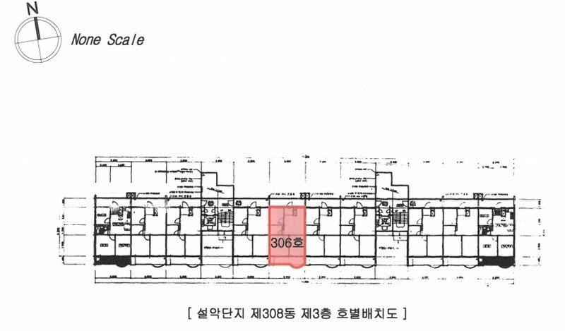 2025타경32220 경기도 부천시 원미구 계남로 195, 설악단지 308동 3층 306호 아파트[공급21평형] 경매 이미지