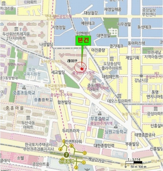 2025타경32496 경기도 부천시 원미구 신흥로276번길 15, 래미안부천중동 104동 7층 702호 아파트[공급34평형] 경매 이미지