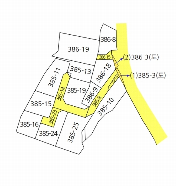 2025타경51856 충청북도 청주시 서원구 사창동 385-3 도로 경매 이미지