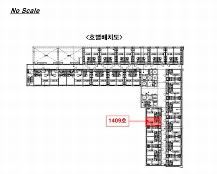 2025타경52020 경기도 오산시 원동로 22, 르마레시티 14층 1409호 오피스텔[계약18평형] 경매 이미지