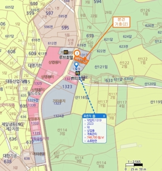 2022타경44642 경기도 김포시 대곶면 약암리 1318 대지 경매 이미지