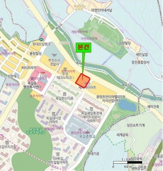 2024타경52630 경기도 부천시 소사구 양지로 229, 골든아이티타워 1층 103호 근린상가 경매 이미지