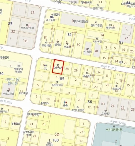 2024타경55936 경기도 부천시 원미구 부천로130번길 34, 대림프라우드빌 5층 501호 다세대(빌라)[공급11평형] 경매 이미지