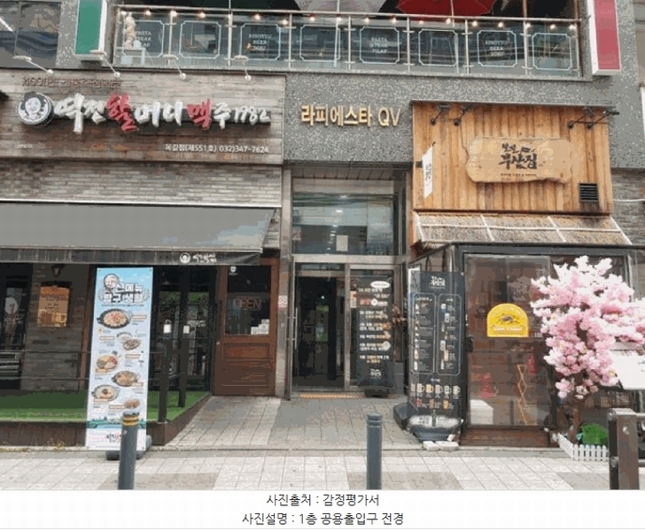 2025타경33779 경기도 부천시 소사구 옥길로 110-7, 라피에스타큐브이주건축물 1동 4층 404호 근린상가 경매 이미지