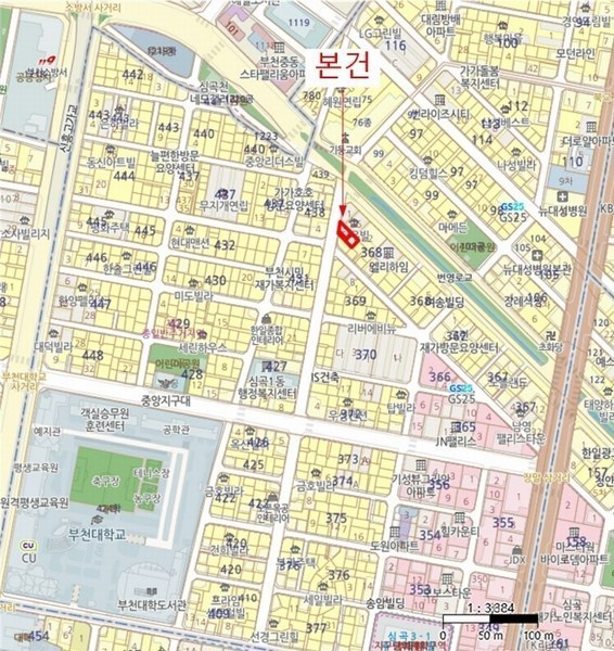 2024타경44790 경기도 부천시 원미구 부흥로356번길 11, 다우빌 4층 401호 다세대(빌라) 경매 이미지