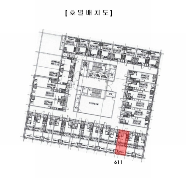 2024타경46079 경기도 부천시 원미구 부일로 429, 다온하브 6층 611호 아파트[공급9평형] 경매 이미지