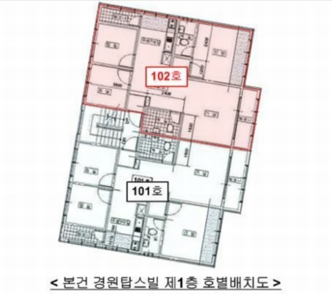 2024타경58974 서울특별시 서대문구 연희로39다길 15, 경원탑스빌 1층 102호 다세대(빌라)[공급26평형] 경매 이미지