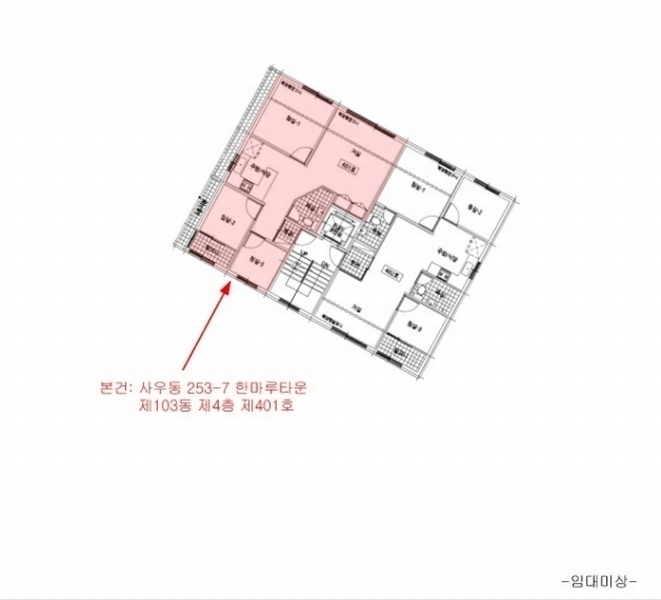 2024타경54278 경기도 김포시 사우중로11번길 29, 한마루타운 103동 4층 401호 다세대(빌라)[공급18평형] 경매 이미지