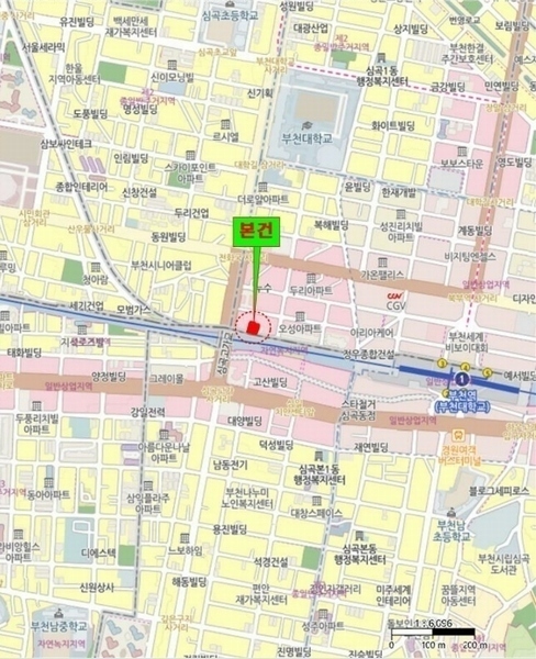2024타경54469 경기도 부천시 원미구 신흥로16번길 11, 에코스마트2 14층 1402호 아파트[공급7평형] 경매 이미지