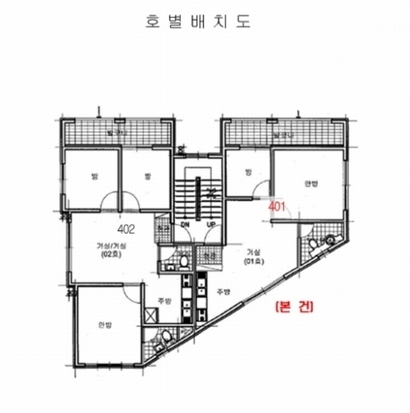 2024타경55547 경기도 부천시 원미구 약대로 35, 한마음빌라 4층 401호 다세대(빌라)[공급14평형] 경매 이미지