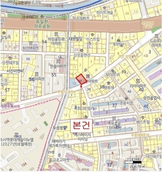 2024타경56762 경기도 부천시 소사구 경인옛로 107, 라온107 7층 701호 아파트 경매 이미지
