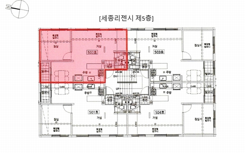 2025타경32541 경기도 부천시 오정구 부천로460번길 63, 세종리젠시 5층 502호 다세대(빌라)[공급12평형] 경매 이미지