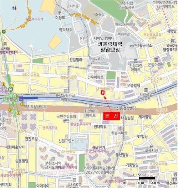 2025타경33043 경기도 부천시 원미구 부일로646번길 6, 대창스페이스빌 가동 4층 403호 다세대(빌라)[공급14평형] 경매 이미지
