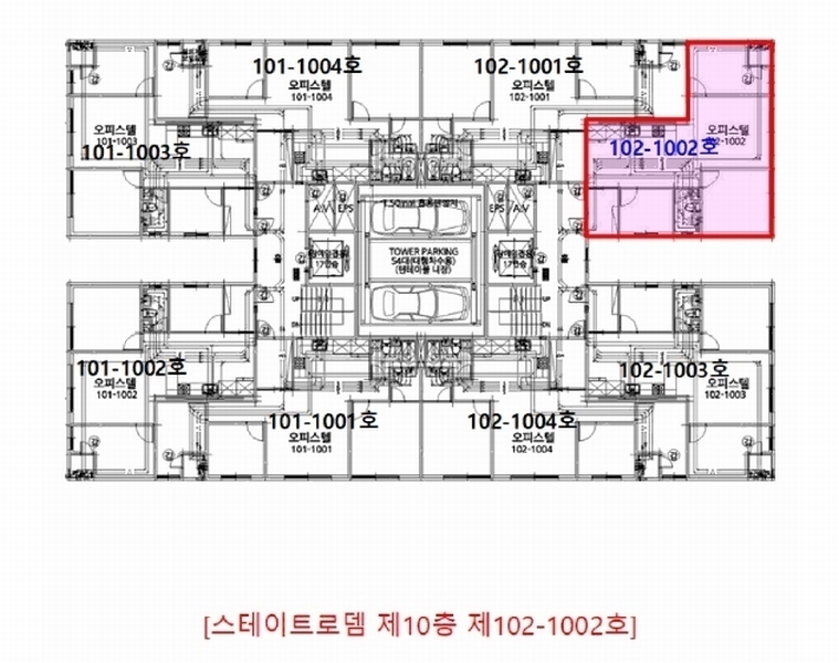 2025타경33260 경기도 부천시 원미구 조마루로397번길 8, 스테이트로뎀 10층 102-1002호 오피스텔 경매 이미지