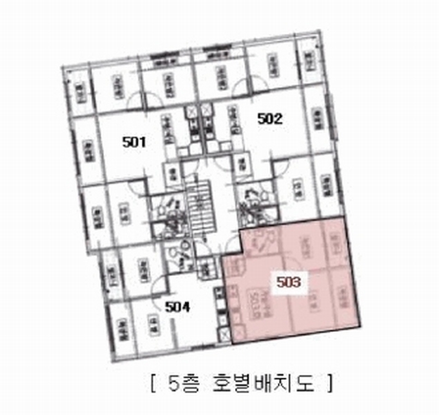 2025타경33812 경기도 부천시 원미구 지봉로 146, 동양아트빌 1동 5층 503호 다세대(빌라)[공급10평형] 경매 이미지