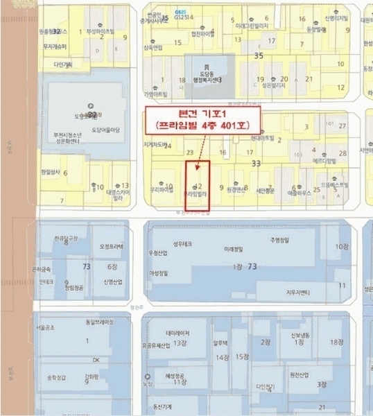 2025타경34946 경기도 부천시 원미구 부천로354번길 19, 프라임빌 4층 401호 다세대(빌라)[공급16평형] 경매 이미지