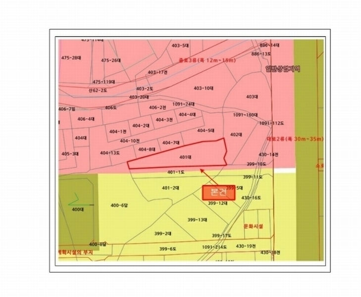 2024타경1137 경기도 김포시 양촌읍 양곡리 401 대지 경매 이미지