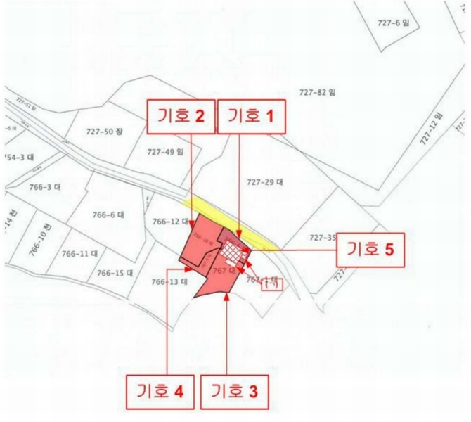 2024타경1892 경기도 김포시 통진읍 도사리 766-5 대지 경매 이미지