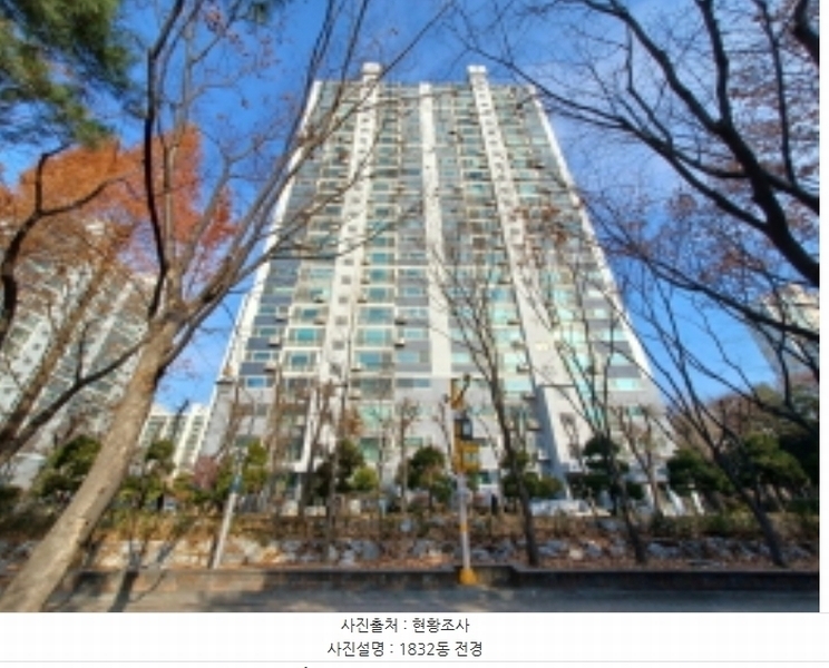 2024타경6262 경기도 부천시 원미구 장말로 102, 반달마을 1832동 8층 801호 아파트[공급30평형] 경매 이미지