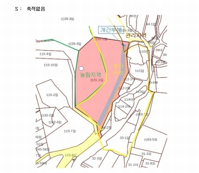 2024타경52173 경기도 김포시 월곶면 갈산리 산31-1 임야 경매 이미지