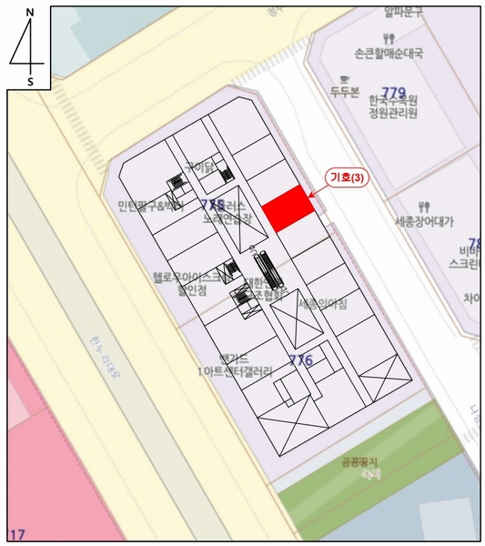 2025타경3598 세종특별자치시 나성동 775 근린상가 경매 이미지