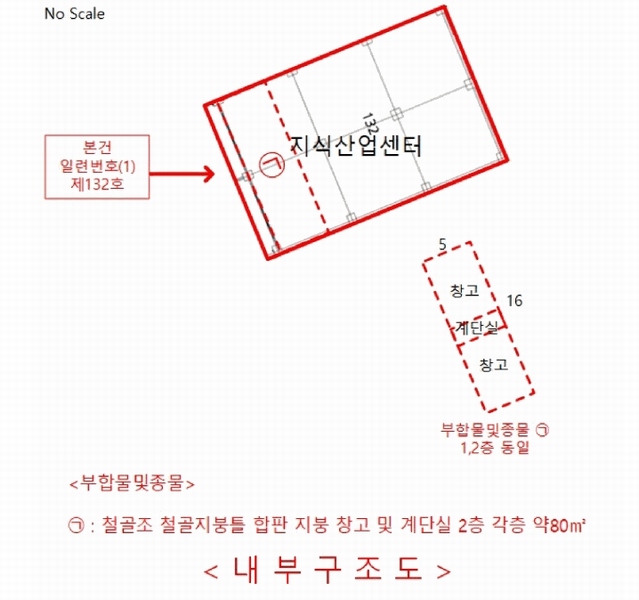 2025타경4133 경기도 김포시 황금로 117, 메카존 나동 1층 132호 아파트형공장 경매 이미지