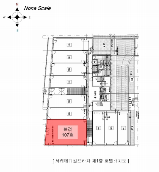 2025타경33446 경기도 김포시 풍무로 176, 서래메디컬프라자 1층 107호 근린상가 경매 이미지