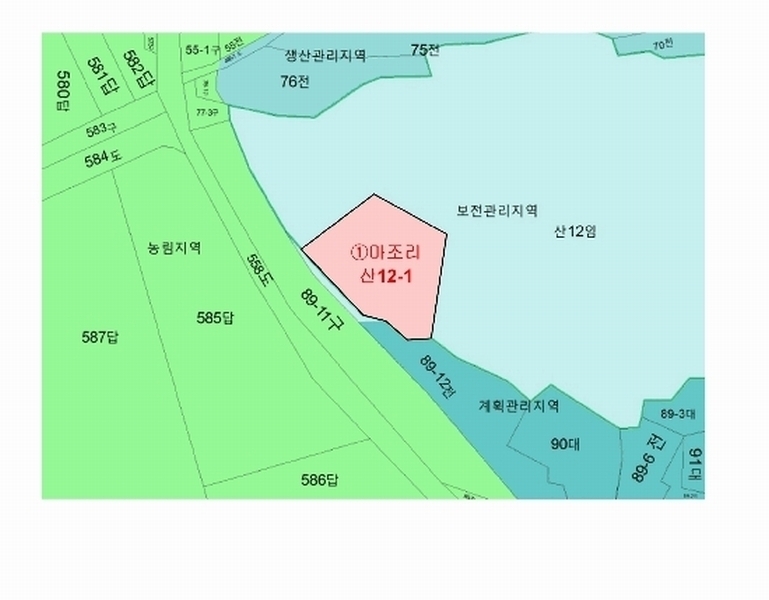 2025타경33483 경기도 김포시 하성면 마조리 산12-1 임야 경매 이미지