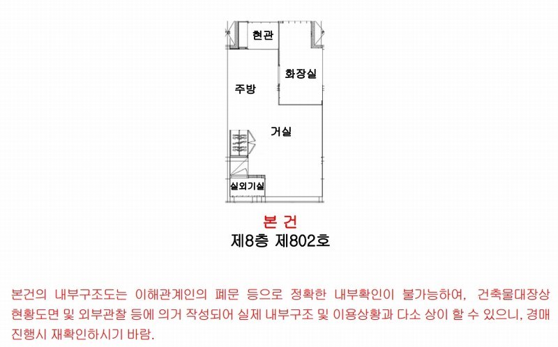 2024타경64245 서울특별시 은평구 갈현로 300, (유)갈현상가 8층 802호 아파트[공급7평형] 경매 이미지