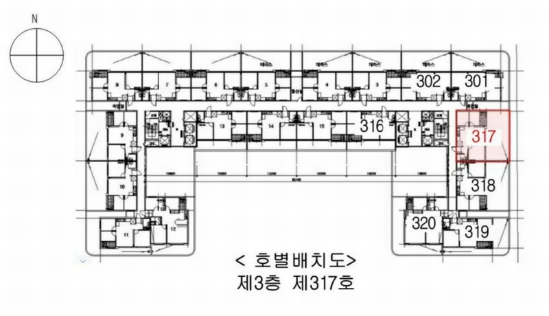 2025타경34464 경기도 부천시 소사구 경인로 376, 소사역힐스센텀 3층 317호 오피스텔[계약31평형] 경매 이미지