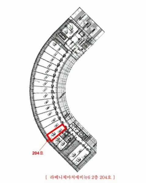2024타경45250 경기도 김포시 태장로 810경기도 김포시 태○○○○, 라베니체마치에비뉴6 2층 204호라베니체○○ 근린상가 경매 이미지