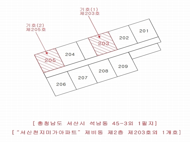 2024타경57222 충청남도 서산시 석남1로 15-16, 서산천지미가아파트 비동 2층 203호 아파트[공급15평형] 경매 이미지