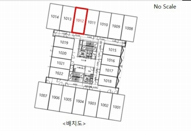 2025타경31517 경기도 부천시 원미구 소향로 225, 디아뜨갤러리3 비동 10층 1012호 오피스텔 경매 이미지