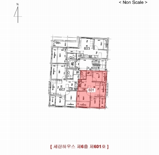 2025타경33527 경기도 부천시 원미구 신흥로86번길 35, 세린하우스 6층 601호 다세대(빌라)[공급13평형] 경매 이미지