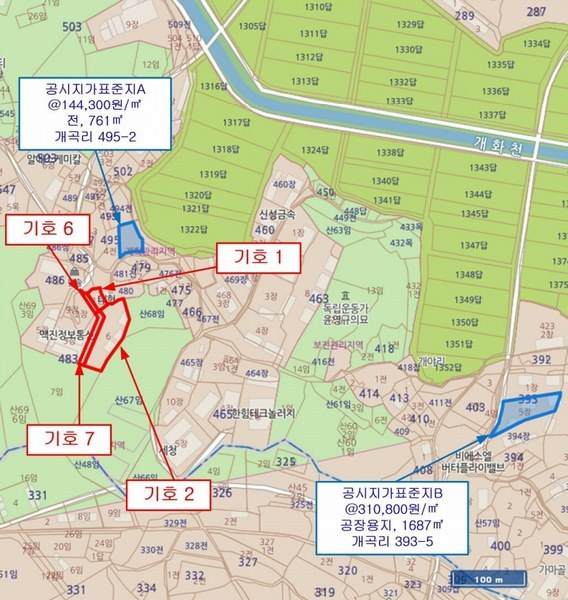 2023타경33496 경기도 김포시 월곶면 개곡리 483-6 공장 경매 이미지