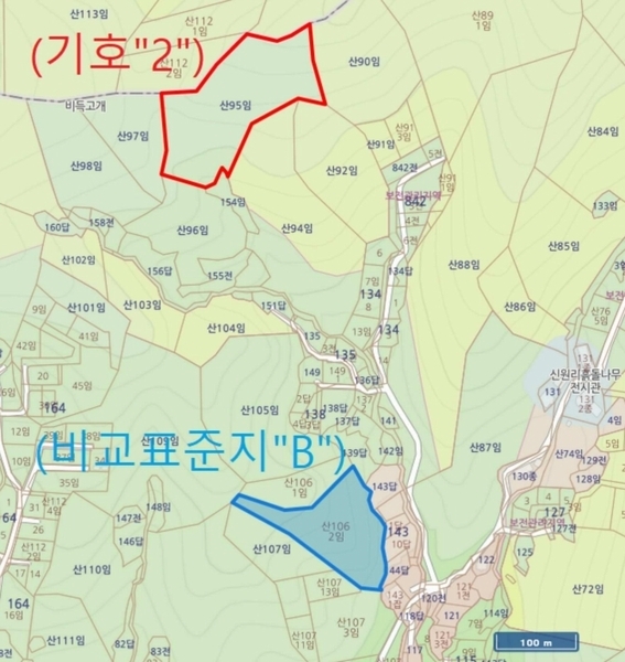 2024타경3089 경기도 양평군 양서면 신원리 산95 임야 경매 이미지