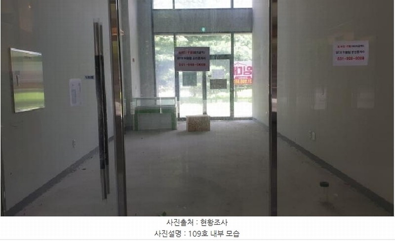 2025타경2823 경기도 김포시 김포한강10로133번길 126, 김포더럭스나인오피스텔 에이동 1층 109호 근린상가 경매 이미지