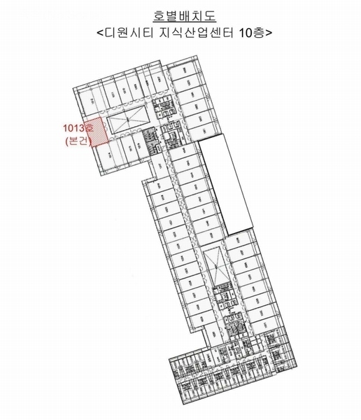 2025타경3611 경기도 김포시 김포한강10로133번길 127, 디원시티지식산업센터 10층 1013호 아파트형공장 경매 이미지