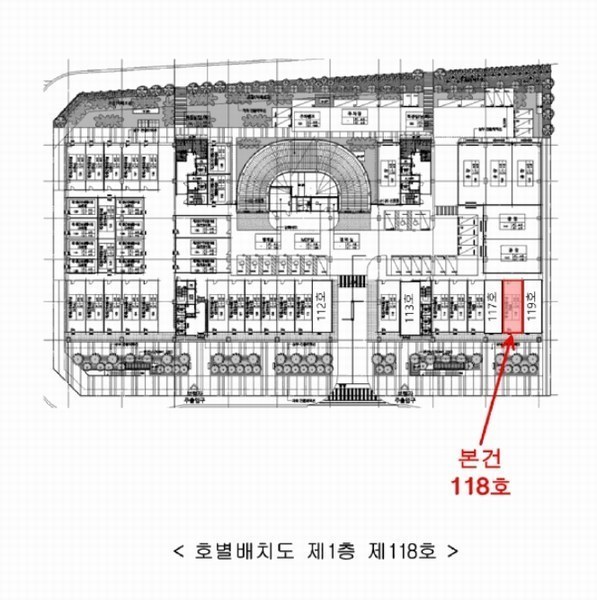 2025타경32956 경기도 부천시 소사구 양지로 237, 광양프런티어밸리5차지식산업센터 1층 118호 근린상가 경매 이미지
