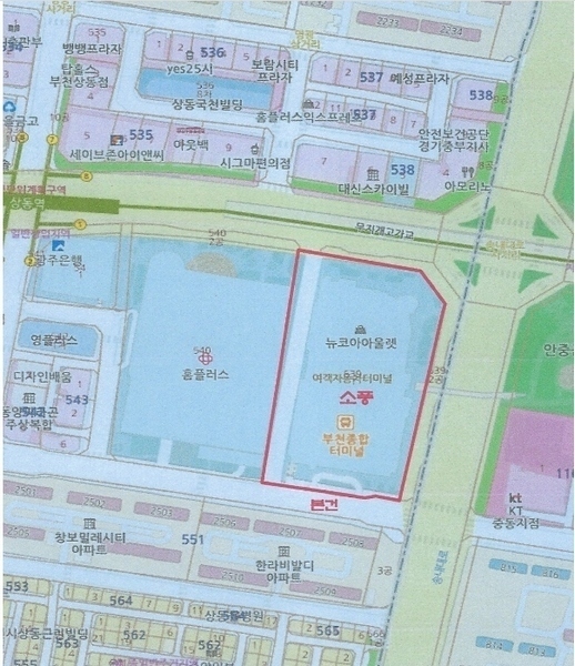 2024타경5481 경기도 부천시 원미구 송내대로 239, 소풍 4층 4108호 근린상가 경매 이미지