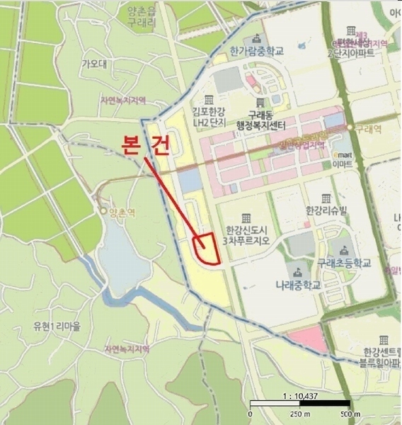 2025타경32806 경기도 김포시 김포한강10로133번길 40, 현대썬앤빌더킹 3층 비03-079호 오피스텔[계약16평형] 경매 이미지