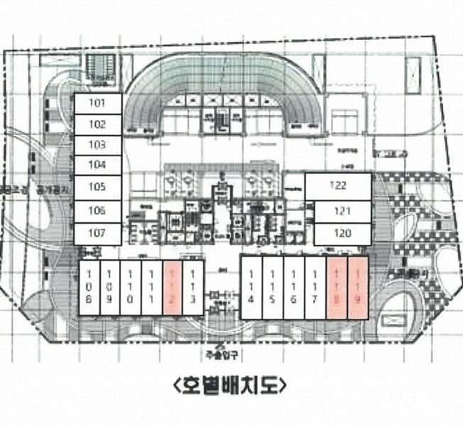 2024타경55671 경기도 화성시 동탄기흥로 594-7, 루체스타비즈 1층 119호 근린상가 경매 이미지